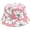 Pink, variant on Women Bucket Hat Double-Sided Wearing Shade Men Fisherman Hat Reversible Outdoor Summer Cap Hiking Beach Sports