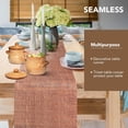 thumbnail image 3 of shiyou-Trivet Table Runner Hot Plates Mat 12 X 40 Inch Heat Resistant Table Protector Waterproof Decorative Farmhouse Kitchen Trivets Counter Heat Proof Placemats for Hot Dishes (Linen), 3 of 4