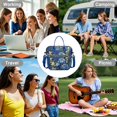 thumbnail image 7 of Pioneer Flower Floral Print Pattern Womens Lunch Box for Work,Insulated Large Lunch Bag for Tween and Teen,Loncheras Para Mujer,Leakproof Adult Lunch Bag for Work,Beach,Travel,Picnic,Camping, 7 of 7
