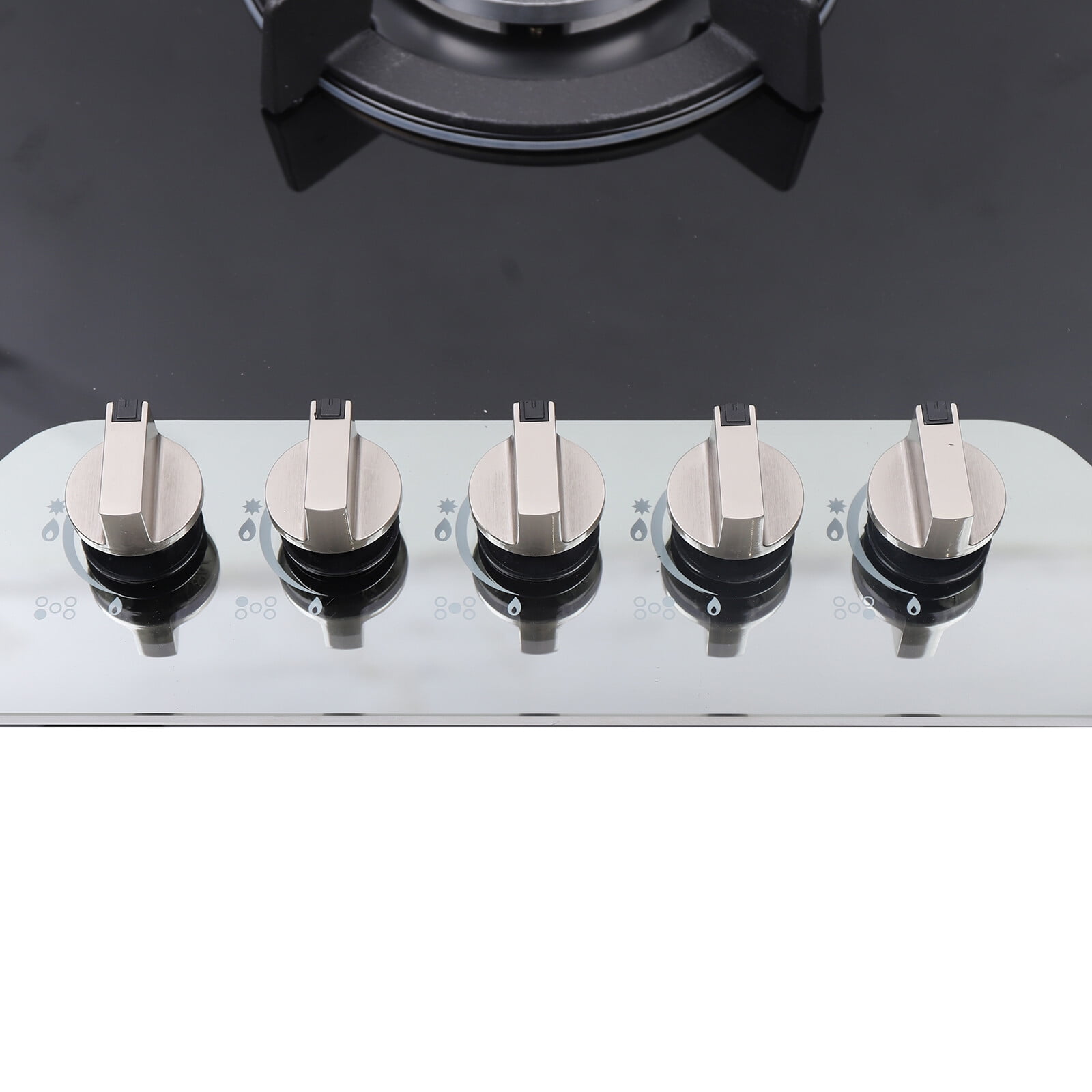 36 inch Gas Cooktop Built-in 5 Burners Stainless Steel Gas Stove NG/LPG Gas Hob