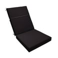 thumbnail image 3 of oshhni Patio Chair Cushion Comfortable Lounger Cushion for Deck Pool Lawn Furniture Black, 3 of 9
