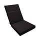 thumbnail image 3 of Cojín para silla de patio, cojín para mecedora, acolchado grueso de repuesto con respaldo Negro, 3 of 9