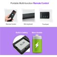 thumbnail image 4 of Mini teclado inalámbrico/control remoto/ratón/panel táctil con retroiluminación colorida, conexión de 2,4 GHz, ideal para Android TV Box, HTPC, IPTV y PC., 4 of 6