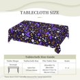 thumbnail image 5 of Halloween Elements Skull and Bones Tablecloth Rectangular 60" X 84", Halloween Decorations - Waterproof Wipeable Halloween Table Cloth Cover for Party Picnic Dinner Halloween Decor, 5 of 5