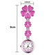 thumbnail image 2 of Reloj de bolsillo con clip para mujer, reloj de enfermera de cuarzo de aleación de zinc, reloj de solapa con forma de flor, reloj de bolsillo colgante, con cinco corazones en rosa, 2 of 6