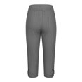 thumbnail image 4 of WILLBEST Pantalones de Yoga de Color Liso Para Mujer, Leggings de Entrenamiento de Cintura Alta, Mallas Deportivas Cortas Transpirables Para Correr, Gimnasio y Fitness Extra Grande, 4 of 5