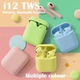 thumbnail image 2 of (COD) lindo 9 colores TWS i12 audifonos inalámbricos Bluetooth Air pods Inpods Audifonos HiFi deportes Earbud colorido, 2 of 4
