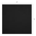 thumbnail image 6 of Unique Bargains 12Pcs  Washable Reusable Party Cloth Napkins Black 17x17inch, 6 of 6