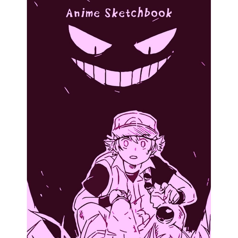 Anime Sketchbook: 100 Blank Pages, 8.5 x 11, Sketch Pad for Drawing
