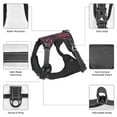thumbnail image 6 of Haiem Fireworks3 Pattern No-Pull Dog Harness Reflective Front Clip Vest with Handle,Step-in Air Dog Harness,Adjustable 2 Metal Rings 4 Buckles-X-Large, 6 of 6