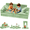 Green, variant on Semoprus Modular Kids Play Couch, 12Pcs Kids Sofa for Playroom Bedroom Living Rooms Toddler Sofa for Inspiring Child Creativity, Children Creative Convertible Foam Sofa, Pink