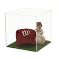 thumbnail image 3 of Versatile Deluxe Clear Acrylic Display Case - Small Square Box with Turf Bottom 9.75" x 9.75" x 9.75" (A007-TBC), 3 of 7