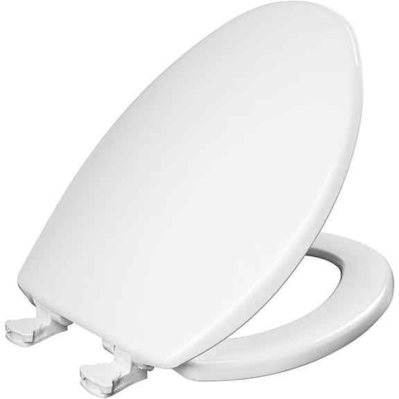 Elongated Plastic Toilet Seat - White - 16.63 in - Durable & Easy to Clean