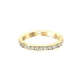 thumbnail image 2 of Elli by Julie & Grace Crystals Women Eternity Engagement Ring 18K gold 925 Silver Size 5-10, 2 of 5