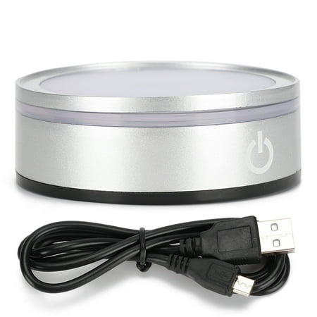 

Round Crystal Base LED Light Base For Crystal Art Glass