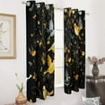 thumbnail image 2 of Watercolor Bird Blackout Curtains for Bedroom Curtains Insulated Room Darkening Window Drapes for Living Room, 2 of 7