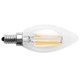 thumbnail image 2 of 6X Dimmable E12 4W COB Edison Candle Flame Filament LED Bombilla Lámpara 10X3.5cm, 2 of 5