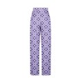 thumbnail image 4 of miqiqism Women's Floral Printed Trousers Drawstring Pajama Pants Wide Leg Casual Lounge Pant | Comfy Sleepwear | Yoga Pants with Pocket,Purple,Medium, 4 of 5