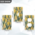 thumbnail image 4 of Switch Panel Switch Decoration 2.76x4.53x0.28 Inches Duplex Outlets Switch Plate Wall Plates Living Room Kitchen Bedroom Study Switches Beautiful Tulip Yellow2, 4 of 8