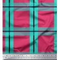 thumbnail image 1 of Soimoi Cotton Duck Fabric Check Check Print Fabric by the Yard 42 Inch Wide, 1 of 5