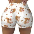 thumbnail image 2 of Goofa Squirrel Giving A Gift Printed Workout Shorts Women Seamless Scrunch Butt Lifting High Waisted Gym Booty Shorts Elastic Workout Shorts-Medium, 2 of 8