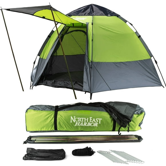 KNOX Instant Tent for Camping Easy Set Up, Easy Pop Up Beach Tent - Spacious Family Tent Pop Up Camping Tent Easy Setup - Portable Instant Tent 4 Person to 5 Person Automatic Tent with Carry Bag
