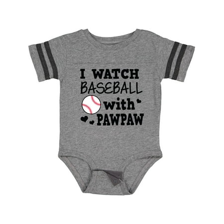 

Inktastic I Watch Baseball with My Pawpaw Gift Baby Boy Bodysuit