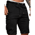 thumbnail image 4 of Txlixc Pantalones cortos de gimnasia para hombre, pantalones cortos de color puro para estiramiento diario Txlixc Moda, 4 of 8