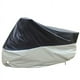 thumbnail image 2 of Cubierta impermeable para motocicleta para todas las estaciones, negra, se adapta a motores de hasta 92.5" (grandes y con orificios para candados), 2 of 5