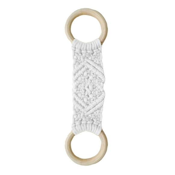 Bathroom Products Hanging Kitchen Towel Rack Hand Crochet Bohemian Style Circular Towel Holder for Kitchen Bathroom and Toilet