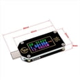 thumbnail image 3 of 2X Rd Tc66 Type-C Pd Trigger USB VoltíMetro AmperíMetro Voltaje 2 VíAs Medidor de Corriente MultíMetro Pd Cargador BateríA USB Tester1, 3 of 5