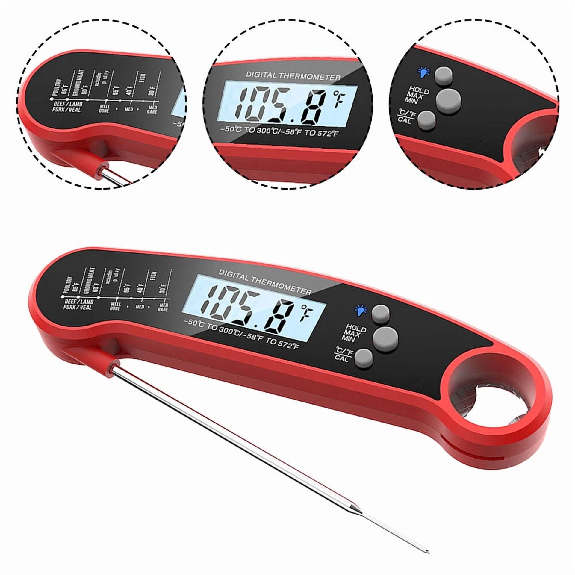 BUTTERFLY- Royal Gourmet Instant Read Meat Thermometer Kitchen Cooking Food Foldable Turkey