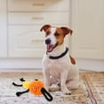 thumbnail image 2 of PAMINGONO Plush Dog Tug Toy Rope Shape Squeaky Sound Training Exercise 1Set 15.7x3.9x2.0in, 2 of 8