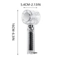 thumbnail image 3 of Sokhug Semiconductor Cooling Fan with Ice Compress, Portable 100 Speed USB Fan, Transparent Handheld Misting Fan, 3 of 6