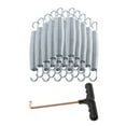 thumbnail image 3 of Wweixi 20Pcs Trampoline Springs Heavy Duty Weather Restant Trampoline springiness even after Accessories 16cm, 3 of 6