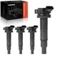 thumbnail image 1 of A-Premium Juego de 4 bobinas de encendido compatibles con Toyota Corolla 2009-2010 Camry 2002-2011 RAV4 2001-2008 Highlander 2001-2007 y Pontiac Vibe 2009-2010 - 2.0L 2.4L, 1 of 8
