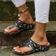 thumbnail image 4 of New Flower Sandalias de mujer Chanclas Zapatos de mujer con cuña Wmkox8yii nm8443, 4 of 9
