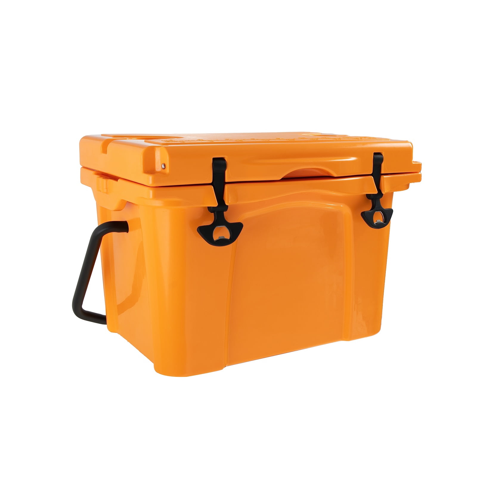 25QT Portable Insulated Hard Cooler with Bottle Opener, Cup Holder and Built-in Ruler, Ideal for Travel, Beach, Camping and Fishing
