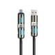 thumbnail image 1 of Cargador 4 en 1 Cargador USB 4 en 1 con carga rápida USB C con micro USB Max 240 W 240 Cable cargador con luz parpadeante, 1 of 3