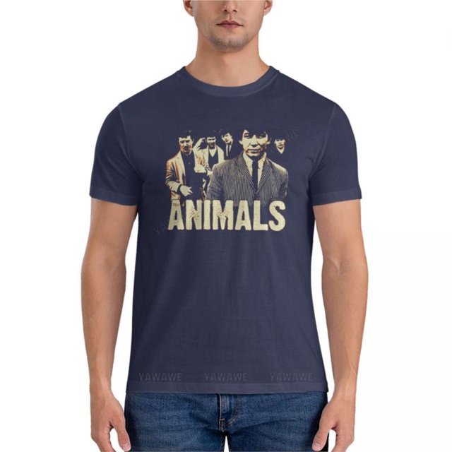 Camiseta clásica de los animales para hombre camisetas vintage camisetas de verano paquete