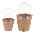 thumbnail image 6 of Honrane 10-Pack Biodegradable Nursery Pots with Ventilation Holes and See-Through Dome Lid-Ideal for Flower Germination and Seedlings,Eco-Friendly and Disposable Plant Nursery Pot for Home Gardening, 6 of 8