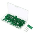thumbnail image 1 of Unique Bargains Flag Map Push Pins, 1 Inch Travel Map Pins with Plastic Head, Green, 100Pack, 1 of 6