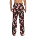 thumbnail image 2 of Top-kevin Multi- Xmas Flamingo Men's Pajama Pants Pjs Bottoms with Pockets Sleep Lounge Pants for Men, 2 of 13