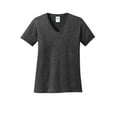 thumbnail image 5 of Port & Company Women's Core Cotton V-Neck Tee. LPC54V, 5 of 6