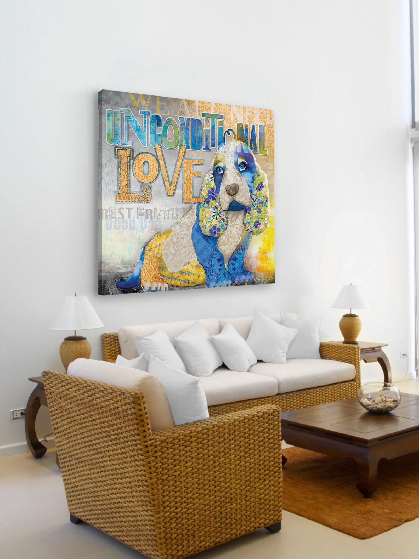 "Unconditional Love" Painting Print on Wrapped Canvas