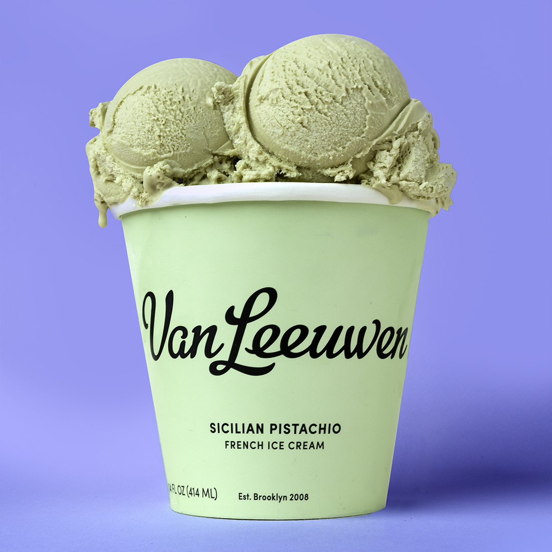 Van Leeuwen Artisan Ice Cream Sicilian Pistachios, 14 oz 1 Count - image 4 of 5