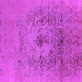 thumbnail image 1 of Ahgly Company Indoor Square Oriental Pink Industrial Area Rugs, 6' Square, 1 of 4