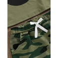 thumbnail image 5 of Toddler Baby Girl Summer Outfit 1-5T Daddy Mommy Girl Clothes Short Sleeve T-shirt Tops Camouflage Shorts Set 3PCS Outfits, 5 of 7