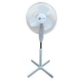 thumbnail image 1 of Iconnek - Three Speed Pedestal Fan, Adjustable Swing and Tilt, 16 '', White, 1 of 2