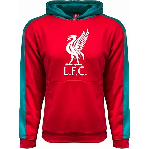 Icon Sports Liverpool FC Hoodie, Red & Teal, Youth Large
